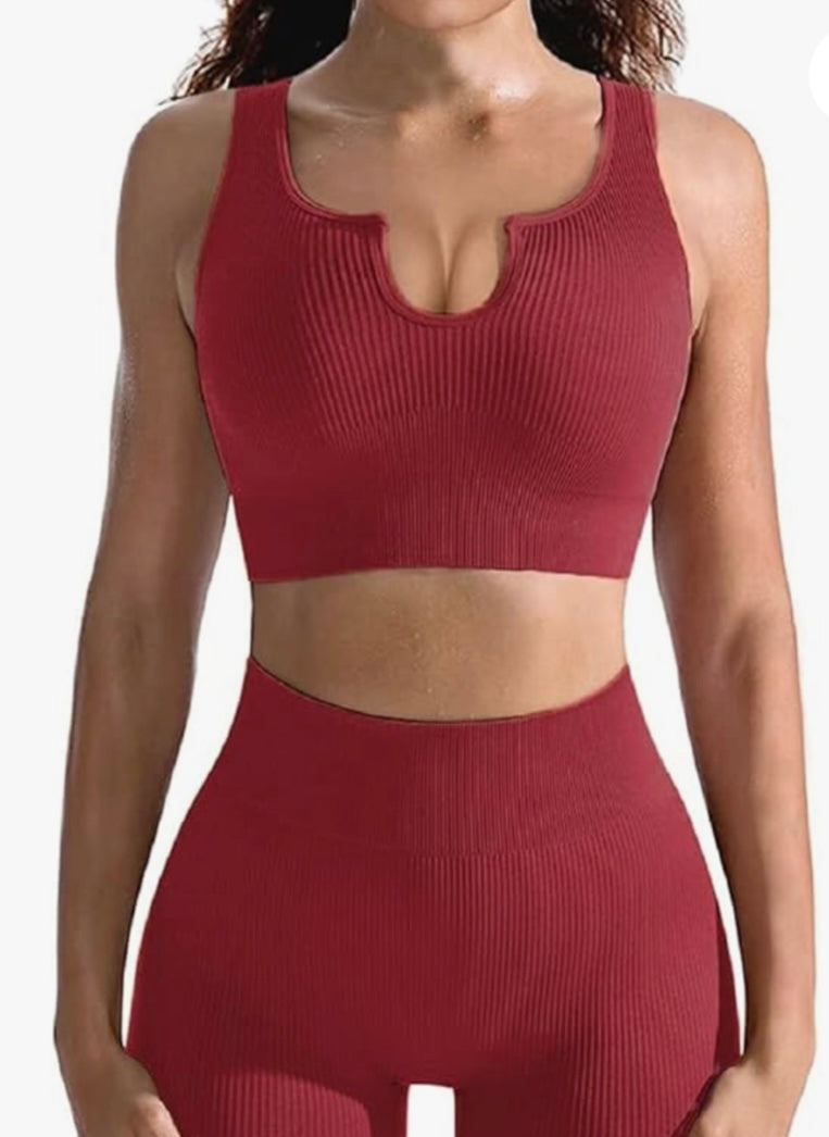 Orange Short Set