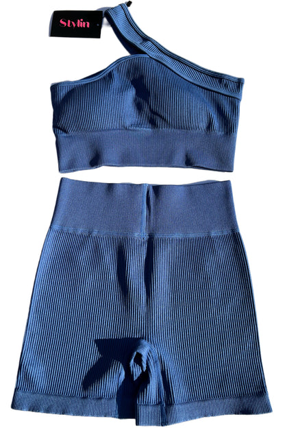 Blue Short Set